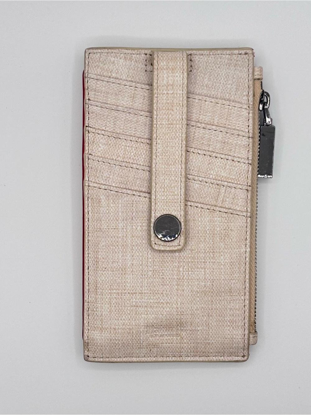 Hammitt 210 West Wallet - Leather - Ivory w/ Textured Appearance